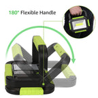 LE LED Akku Strahler, Campinglampe Tragbar, 10W 1000 Lumen Superhell Wiederaufladbare Suchscheinwerfer, Dimmbar Notfallleuchte mit 3 Lichtmodi für Stromausfällen, Camping usw.