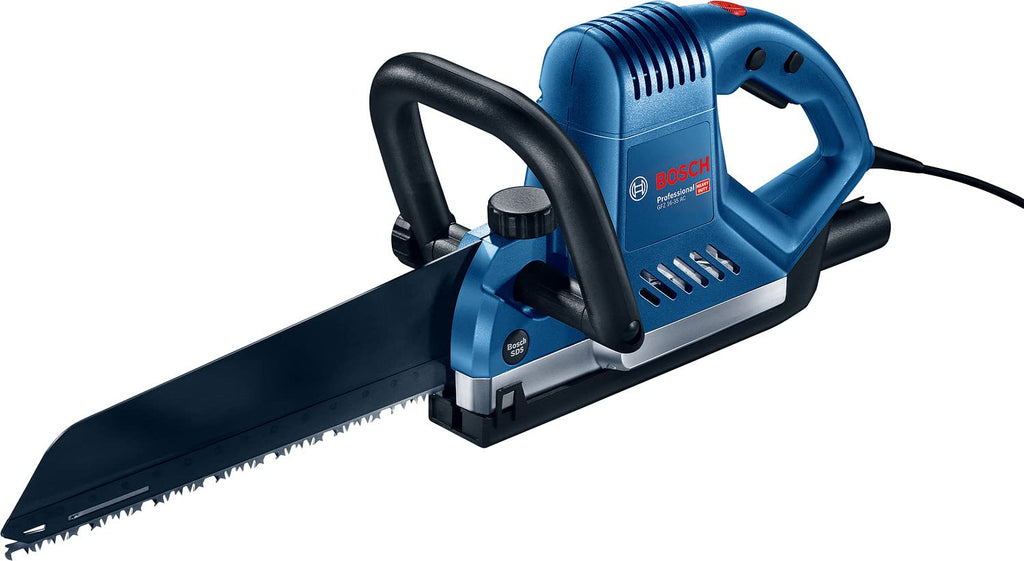 Bosch Professional ELECTRICO GFZ 16-35 AC (inkl. Absaugadapter, 2x Sägeblatt TF 350 NHM für Universalsäge für Porenbeton, 2x Sägeblatt TF 350 M für Universalsäge für Holz + Kunststoff, Schneider)