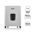 Dahle ShredMATIC 90 Aktenvernichter Autofeed (90 Blatt, P-4, Partikelschnitt, öl- und wartungsfrei, Automatischer Papiereinzug) lichtgrau/staubgrau