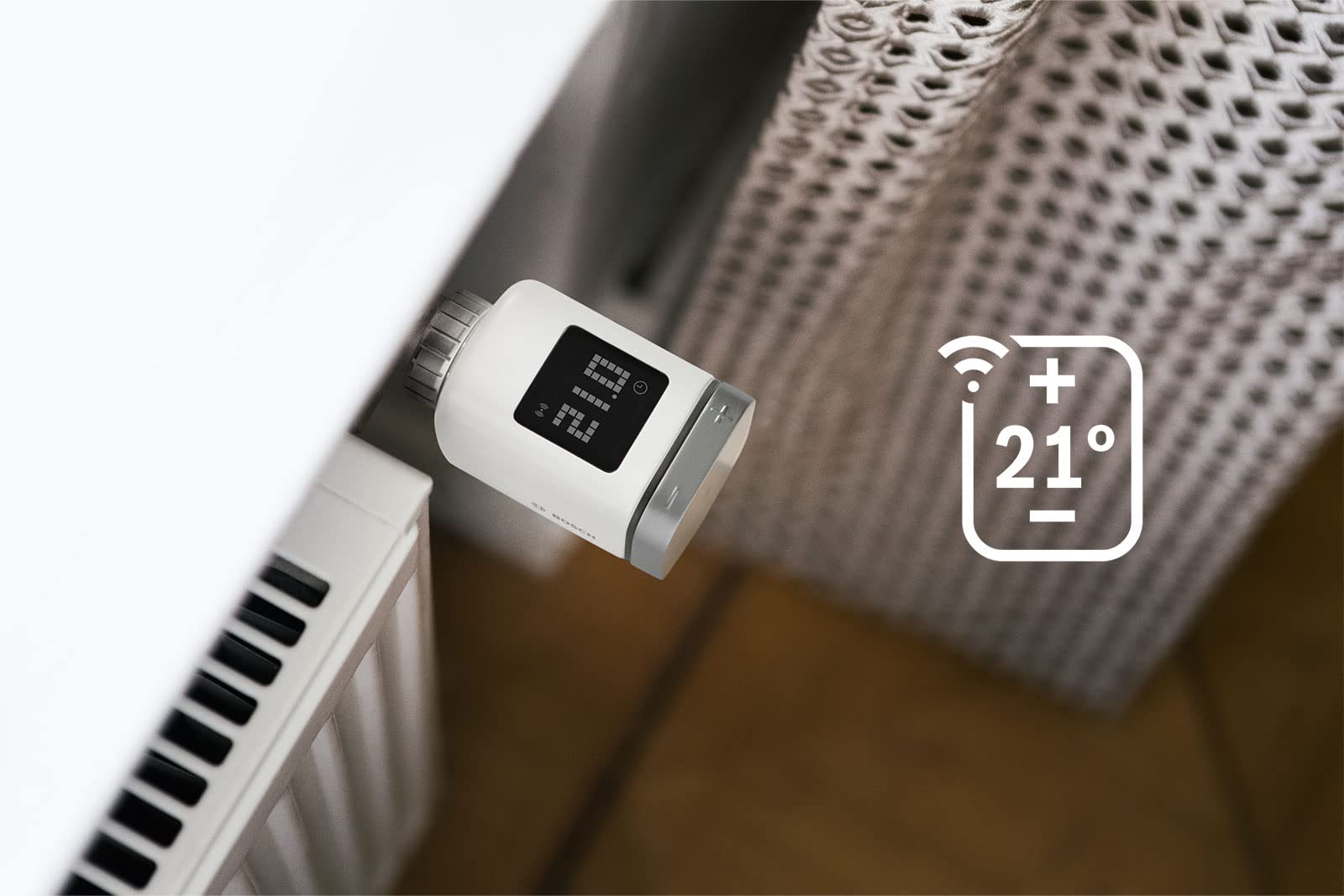 Bosch Smart Home Heizkörperthermostat II, 3er Set, smarte Thermostate mit App-Funktion, kompatibel mit Amazon Alexa, Apple HomeKit, Google Home - Amazon Edition