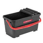 COMENSAL Fliesenwaschset - 9-teiliges Fliesenleger Waschset XL - 24L - Profi Fliesen Waschset - mit Räder - Rollenaufsatz - Gitter - Epoxi Fugenbrett - Hydroschwamm - Schwamm - Made in EU