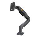 Ergosolid für PC-Monitor, Gelenkarm, ergonomisch, Gasfeder, 17-30 Zoll, VESA 75 mm und 100 mm, drehbar 360 Degree F80-0