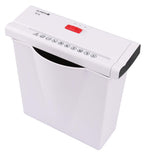 Olympia PS 36 Papierschredder Büro (Streifenschnitt, Sicherheitsstufe P2, Automatischer Einzug, Papiervernichter mit Papierkorb, Dokumenten-Shredder mit Teleskoparm) weiß