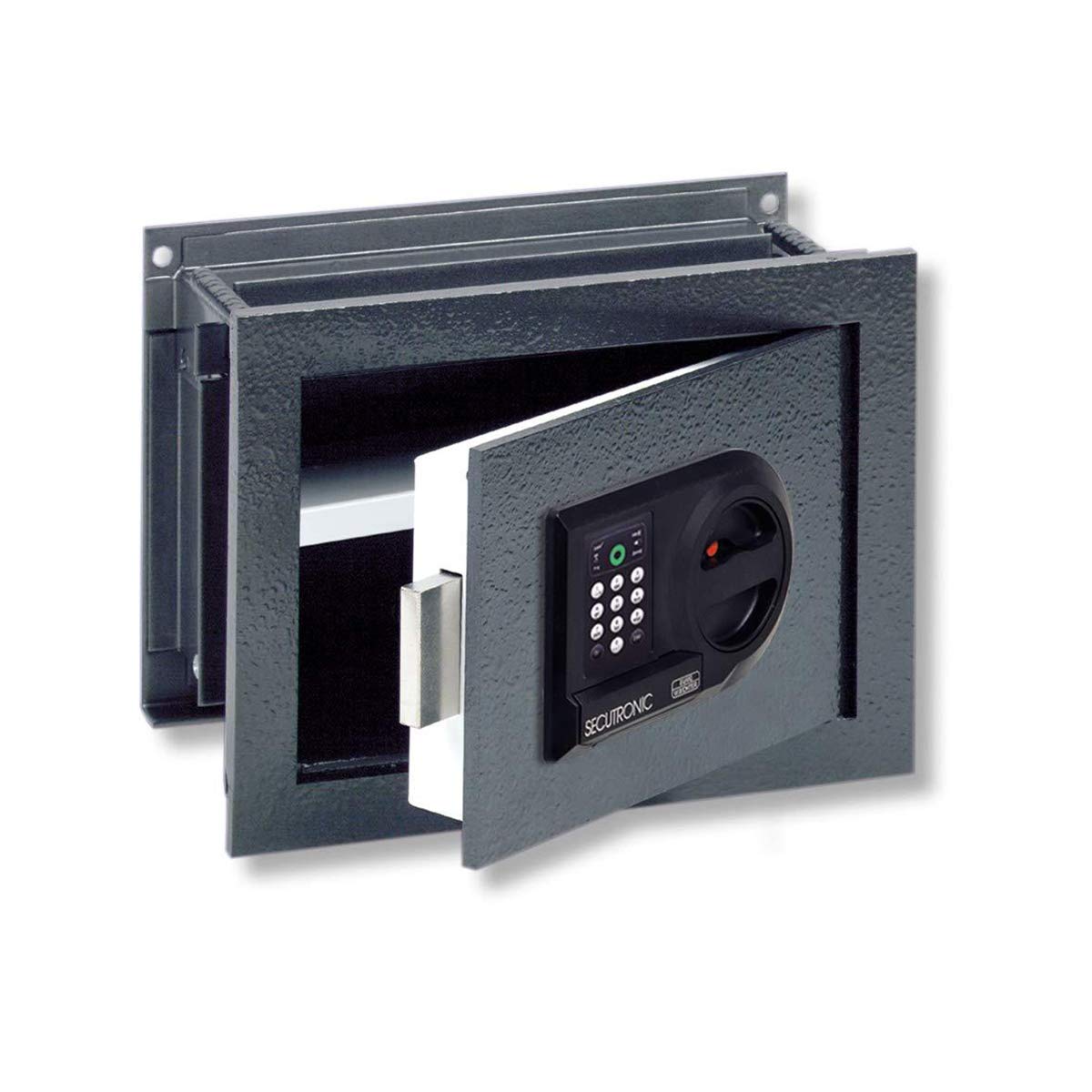 Burg Wächter Wandtresor zum Einmauern mit Zahlencode, Karat, Sicherheitsstufe B, Variable Tiefe, 10,7-17,4 l Volumen, 18,0 kg, WT 613 E, Alteisen, 23560