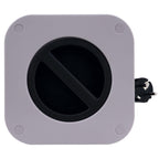 REV Kabeltrommel, Innenbereich, 4 Schutzkontaktsteckdosen, 10m, grau