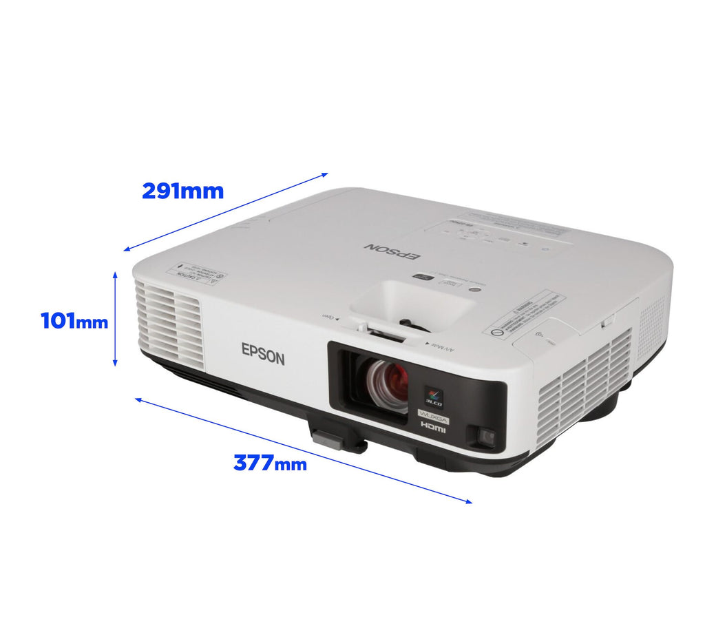Epson EB-2250U 3LCD WUXGA Installationsprojektor 1920x1200 16:10 5000 Lumen 15000:1 Kontrast 10W Lautsprecher