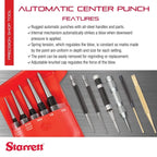 Starrett 18A Automatischer Körner mit einstellbarem Hub