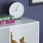 Vida Designs Durham Cube Bücherregal Aufbewahrung Organizer Wohnzimmer Bücherregal Home Office Möbel (4 Würfel, weiß)