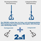 Scheppach Rührwerk PM1600 (Handrührwerk, 1600 Watt, Stablänge: 550mm, Rührkorb-Ø: 140mm, Drehzahlregulierung, 2-Gang-Getriebe, ergonomisch, Rühreraufnahme: M14)