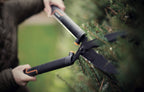 Fiskars SingleStep Heckenschere, Mit Wellenschliff, Hochwertige Stahl-Klingen, Länge 60 cm, Mattschwarz, HS22, 1001433