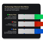 DMT Dia-Sharp® Diamond Mini-Hone® Diamant Schleiffeile 3er-Set, Für Messer und Werkzeuge, Erreicht auch schwer zugängliche Stellen, Made in USA, D2K