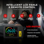 8KW Diesel Standheizung,12/24V/230V dieselheizung mit Ausdehnbare Basis, Bluetooth-APP & AC-DC Adapter, Auto Start -Stopp, Lüftungsfunktion & Inneres Zirkulationssystem, Diesel Heizung für Wohnmobil