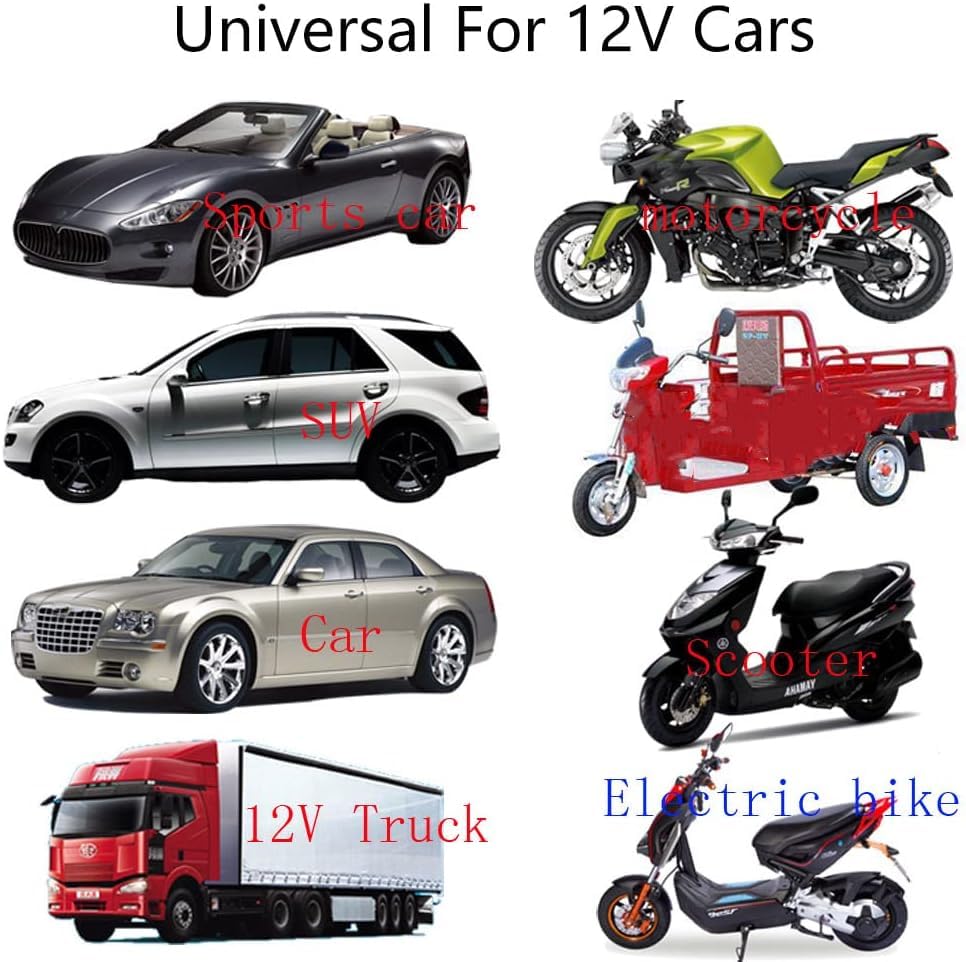 TOTMOX Alarmanlage Auto, Autoalarmanlage Mit Fernbedienung, Universal 12V Alarmlautsprecher Sicherheitsschutzsystem Auto Alarmanlagen, alarmanlage für Camper