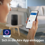 Philips Luftreiniger 900 Serie, HEPA NanoProtect + Aktivkohlefilter, CADR 250m³/h für 65m² Allergiker, leise, intelligent und energieeffizient (AC0951/13)