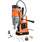 VEVOR Profi Kernbohrmaschine Magnetbohrmaschine 1550 W, Kernbohrmaschine Magnetbohreinheit 13000 N 50 mm Magnetkernbohrsystem für Schiffsbau, Brückenbau usw.