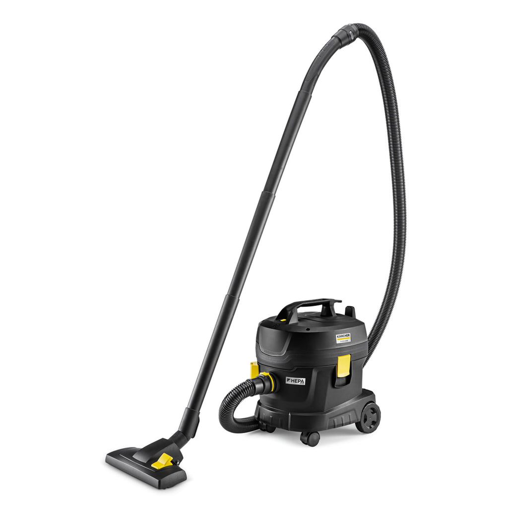 Kärcher Sauger T 11/1 Classic HEPA Re!Plast, leichter Staubsauger, Behälter: 11 l, Leistung: 850 W, Schalldruckpegel: 61 db(A), Gewicht: 4,2 kg, Kabel: 7,5 m, HEPA-14-Filter, Behälter mit Rezyklat