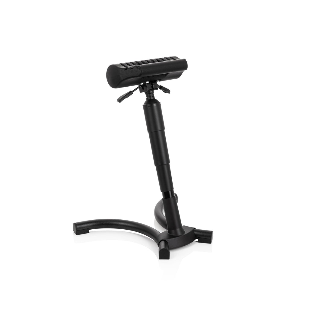 hjh OFFICE 830025 Stehhilfe TOP Work 33 Hartschaum/Metall bequemer Arbeitsstuhl, Stehhocker ergonomisch, höhenverstellbar