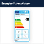 De'Longhi Pinguino PAC EX105 Mobiles Klimagerät mit EcoRealFeel-Technologie, 10.000 BTU/h, für Räume bis 100m³, Entfeuchtungs- & Ventilationsfunktion, 24h-Timer, Energieeffizienzklasse A+++, Weiß