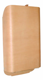 roba Wandwickeltisch natur - Klappbares Wickelregal aus gebogenem Holz gebogen + Wickelunterlage Liebhabär - einfache Wandmontage - Auflage mit Bären Motiv, 1 Stück (1er Pack)