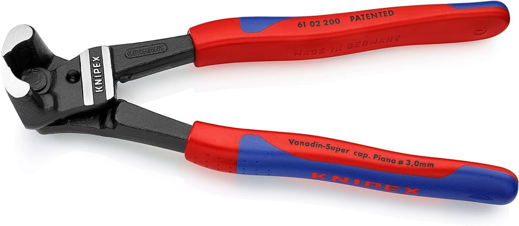 KNIPEX Bolzen-Vornschneider hochübersetzt mit Kunststoff überzogen 200 mm, 61 02 200