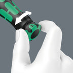 Wera 05075604001 Click-Torque A 5 Drehmomentschlüssel mit Umschaltknarre, 1 W, 1 V, 1/4" Vierkant, 2.5 - 25 Nm