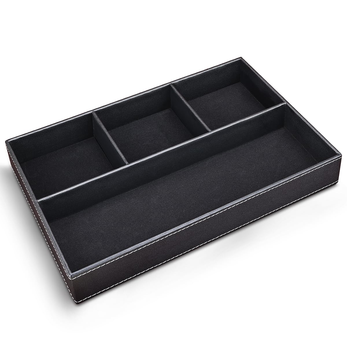 KINGFOM™ Leder Stiftablagen (Schwarz)