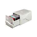Durable Multimedia Box für CDs und Disketten, abschließbar und erweiterbar, grau, 525610