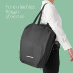 Maxi-Cosi Nomad Plus, Klappbarer Kindersitz, 15 Monate - 4 Jahre, 76 - 105 cm, Tragbarer Reiseautositz, Superkompakt & Leicht, Seitenaufprallschutz, Passt in Jedes Auto, Reisetasche, Authentic Black