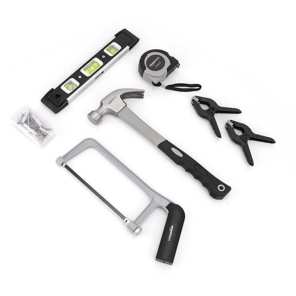 Amazon Basics Allgemeines Handwerkzeug-Set für den Haushalt, 173-teilig
