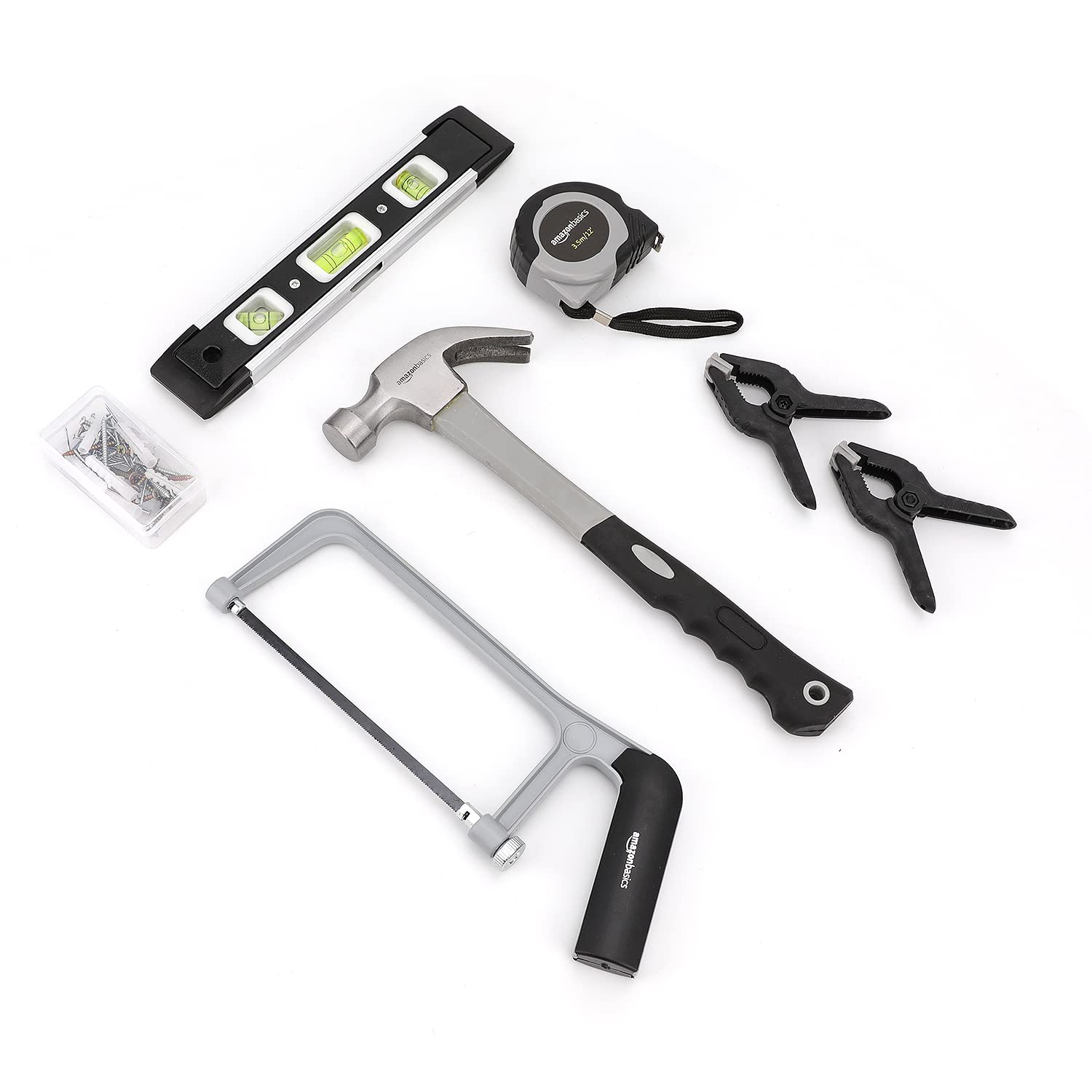 Amazon Basics Allgemeines Handwerkzeug-Set für den Haushalt, 173-teilig