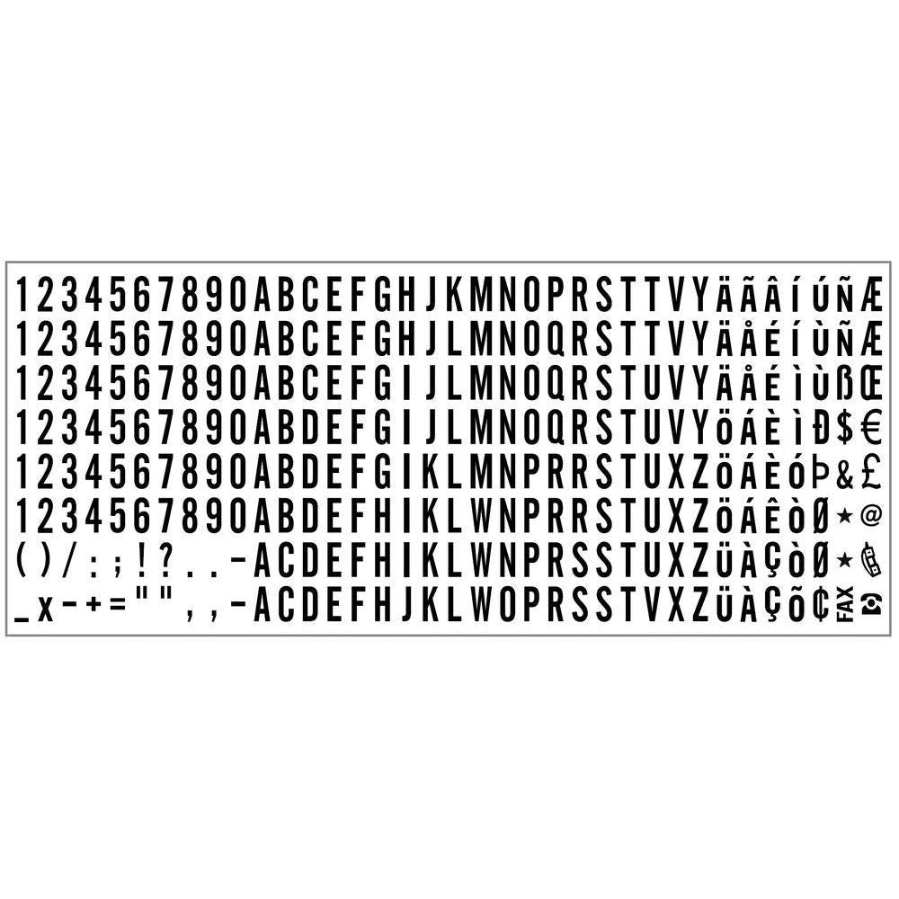 Trodat 4912 Printy Textstempel Typomatic, Stempelset zum Selbersetzen, Kissen