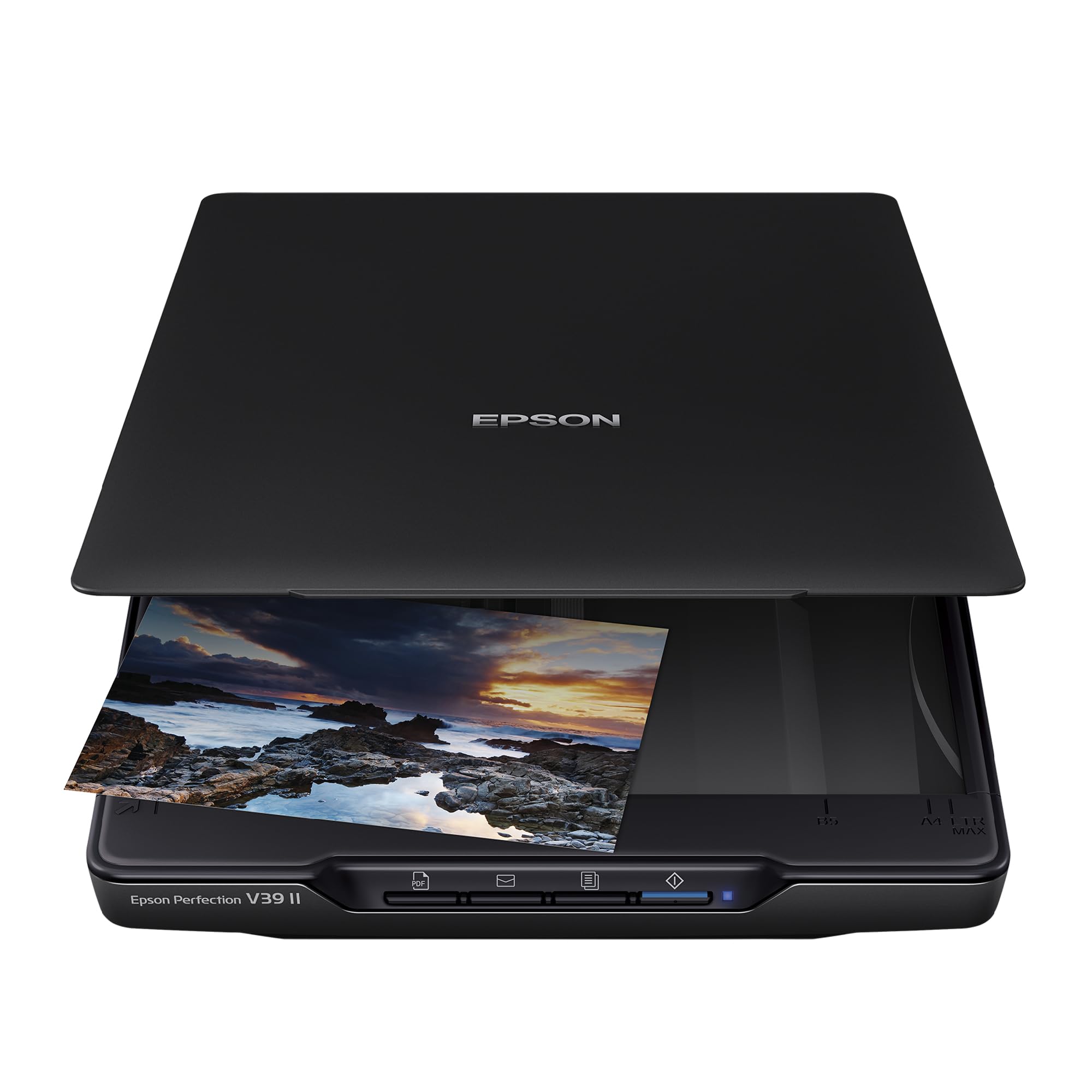 Epson Perfection V39II A4 Flachbett-Foto- und Dokumentenscanner mit Ständer