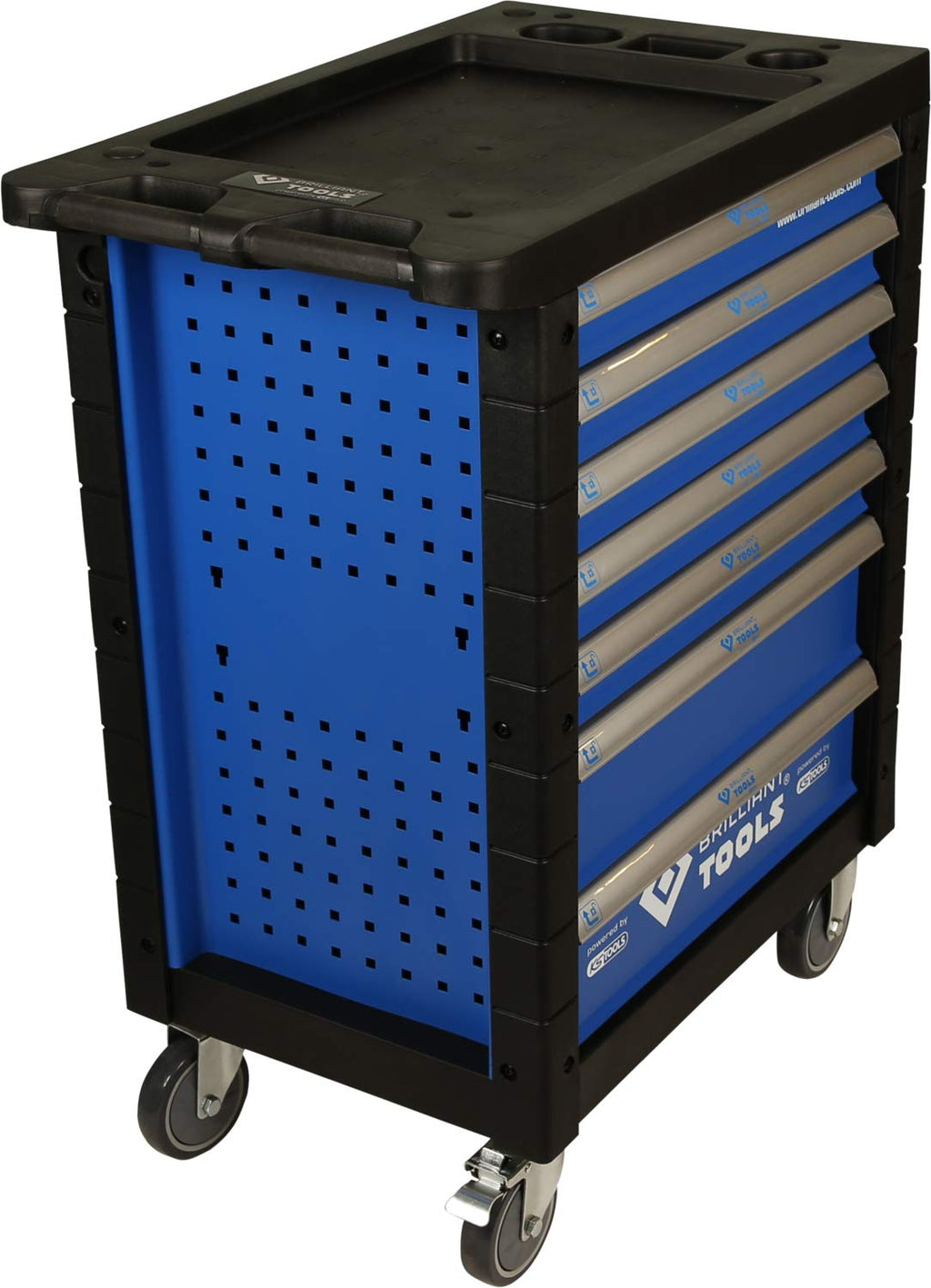 Brilliant Tools BT152900 Werkstattwagen mit 7 Schubladen, leer