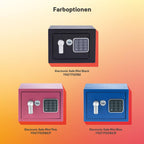 Yale Elektronischer Tresor - YSV/170/DB2/B - Mini - Blau - Standardsicherheit
