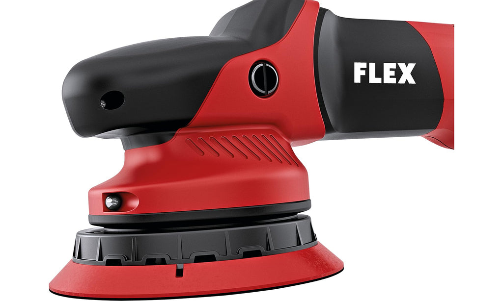 Flex Exzenterpolierer XFE 7-15 150 (Poliermaschine 710 Watt, 15 mm Polierhub, Maße 370x140 mm, ergonomischer Griff, flacher Getriebekopf) 418080