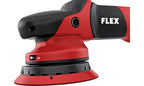 Flex Exzenterpolierer XFE 7-15 150 (Poliermaschine 710 Watt, 15 mm Polierhub, Maße 370x140 mm, ergonomischer Griff, flacher Getriebekopf) 418080