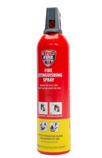 IWH - Feuerlöschspray 750 ml | Kompakter A+F Schaumlöscher mit Halter ideal für Camping, Auto, Haus und Freizeit | Kleines Feuerlöschspray ideal auch für unterwegs | Inhalt: 2x750 ml; H: 315 mm