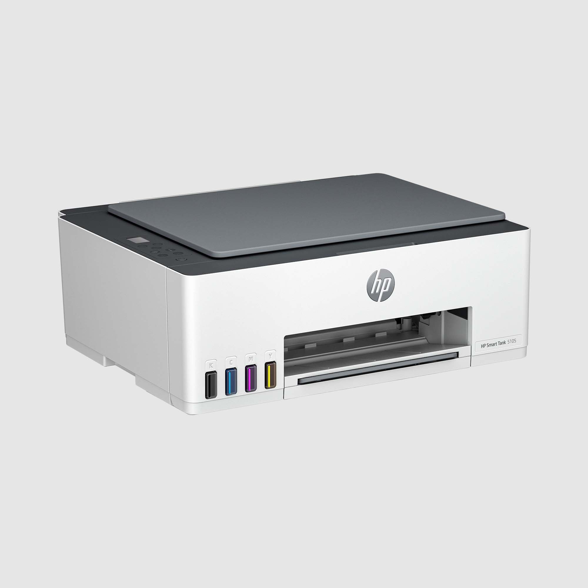 HP Smart Tank 5105 3-in-1 Multifunktionsdrucker (WLAN; Mobiles Drucken) – 3 Jahre Tinte inklusive, 3 Jahre Garantie, großer Tintentank, hohe Reichweite, Drucken in hoher Qualität