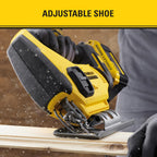 Stanley FatMax 18V Akku-Pendelhub-Stichsäge SFMCS600B (zwei Pendelhubstufen, variable Hubzahl, werkzeuglose Blattaufnahme, Gebläse, inkl. Holz-Sägeblatt, Lieferung ohne Akku und Ladegerät)