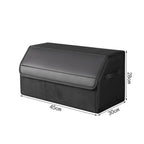 sunshine sky Auto Kofferraum wasserdicht, verschleißfest, faltbare Leder Aufbewahrungsbox, SUV Limousine Aufbewahrungsbox, Camping Organizer, Haushaltsklassifikationsbox (mittlere Größe)