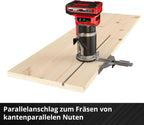 Einhell Professional Akku-Kantenfräse TP-ET 18 Li BL-Solo Power X-Change (18V, Li-Ion, 40 mm Hubhöhe, Brushless-Motor, Lieferung ohne Akku & ohne Ladegerät)