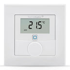 Homematic IP Smart Home Wandthermostat mit Luftfeuchtigkeitssensor, digitales Thermostat Heizkörper/Fußbodenheizung mit App, Temperaturmessung, Energie sparen, 156669A0