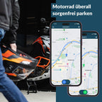 GPS-Tracker für E-Bikes — Motorrad kompatibel, lückenlose GPS-Übertragung in Europa — Diebstahlschutz, Echtzeit-Tracking mit Handy-App — inkl. SIM & Zusatzakku