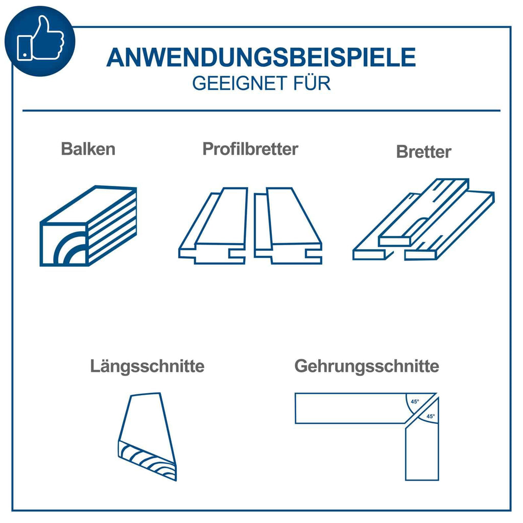 Scheppach Tischkreissäge TS310 | 230V Anschluss | 2200W Leistung | Sägeblatt Ø315mm | Schnitthöhe 83 mm | mit Tischverbreiterung, 2. Sägeblatt, Führungsschiene & Schiebeschlitten | schwenkbar bis 45°