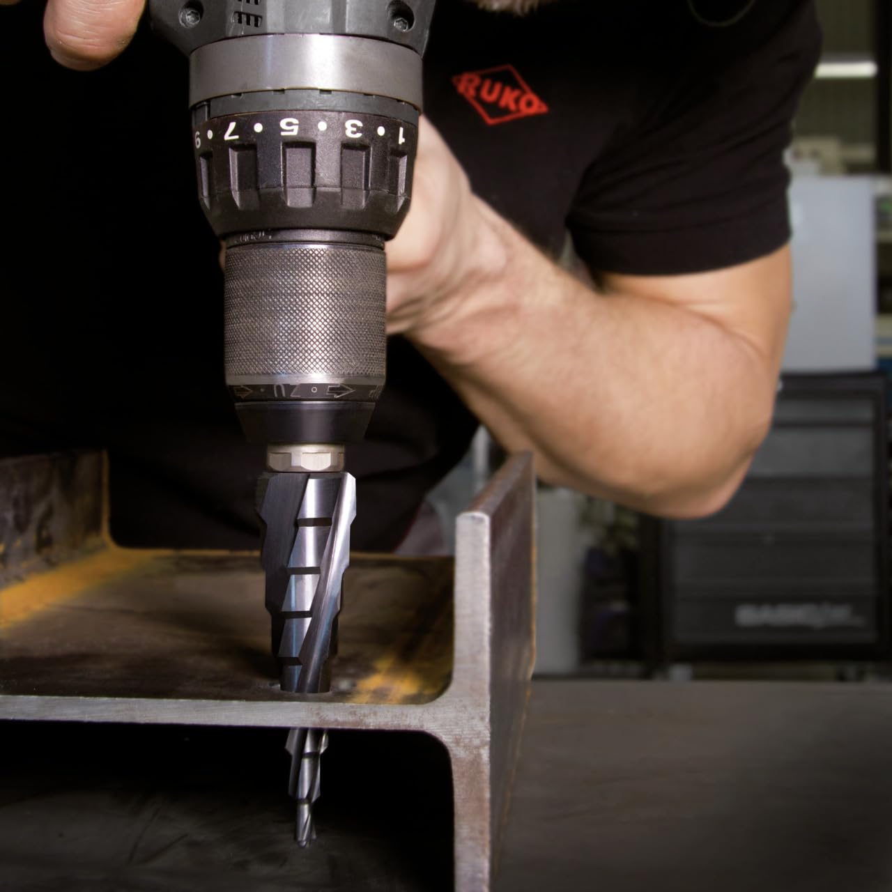 RUKO ULTIMATECUT Multidrill-Satz HSS RUnaTEC in Kunststoffkassette, HSS RUnaTEC Beschichtung, revolutionäre Schneidengeometrie, 3-teilig