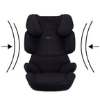 CBX by CYBEX Kinder-Autositz Solution X i-Fix, Für Autos mit und ohne ISOFIX, Ab ca. 3 bis 12 Jahre (100 - 150 cm), Ab ca. 15 bis 50 kg, Schwarz