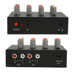 7-Band-Auto-Audio-Equalizer, 3,5-mm-Eingang -Ausgang Eingang 12 DB High Bass-Einstellung Zweikanal-Digital-Equalizer