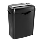 Amazon Basics Aktenvernichter, 5-6 Blätter Querschnitt, für Papier und Plastikkarten, Schwarz