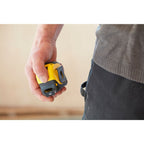 Stanley FatMax Bandmass Blade Armor, 10m Länge, Feststeller, automatischer Rücklauf, Gürtelclip, DynaGrip, 0-33-811