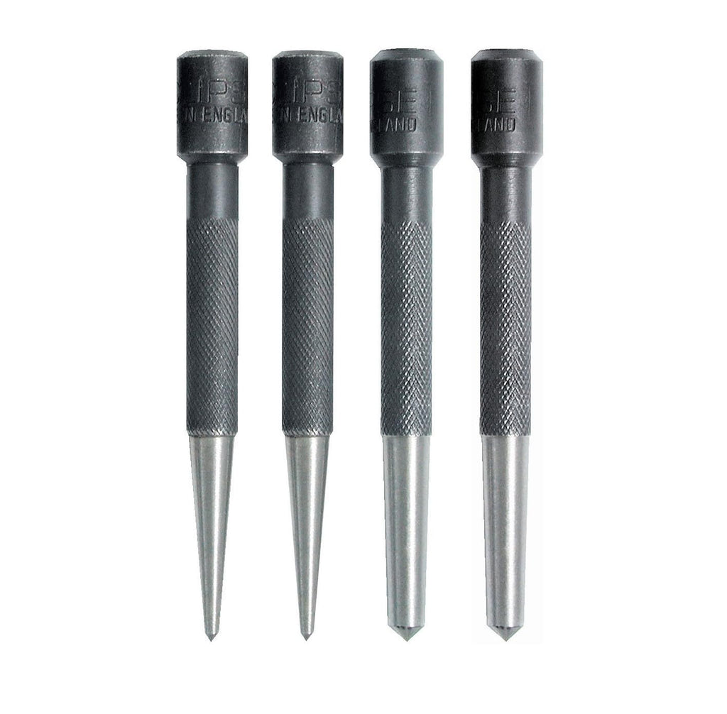 Eclipse Professional Tools 351W Körner-Set mit rundem Kopf, 3,2 mm - 6,35 mm Spitzendurchmesser, 4 Stück